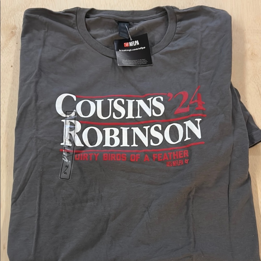 Cousins Robinson Gray Graphic Men's Shirt xl